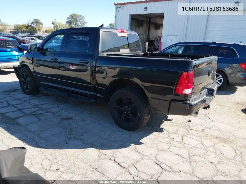 2018 RAM 1500 VIN 1C6RR7LT5JS163686 — фото 3