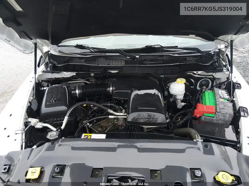 2018 RAM 1500 VIN 1C6RR7KG5JS319004 — фото 10