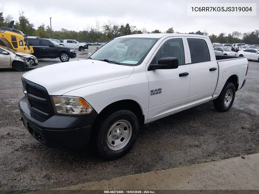 2018 RAM 1500 VIN 1C6RR7KG5JS319004 — фото 2