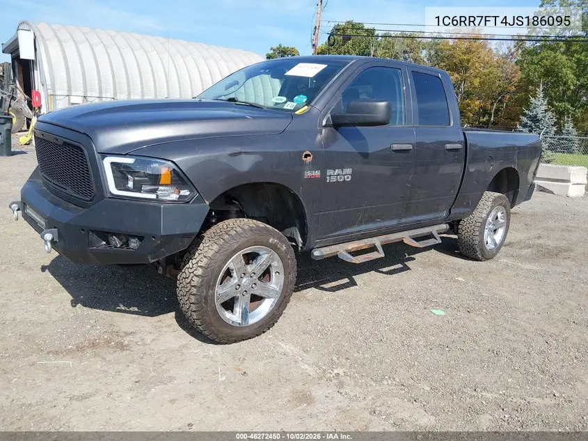 2018 RAM 1500 VIN 1C6RR7FT4JS186095 — фото 2