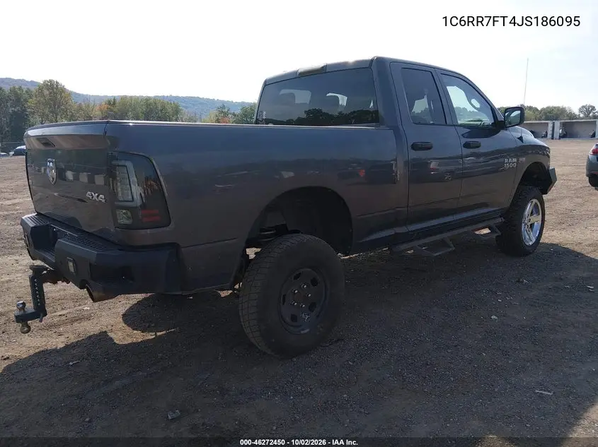 2018 RAM 1500 VIN 1C6RR7FT4JS186095 — фото 4