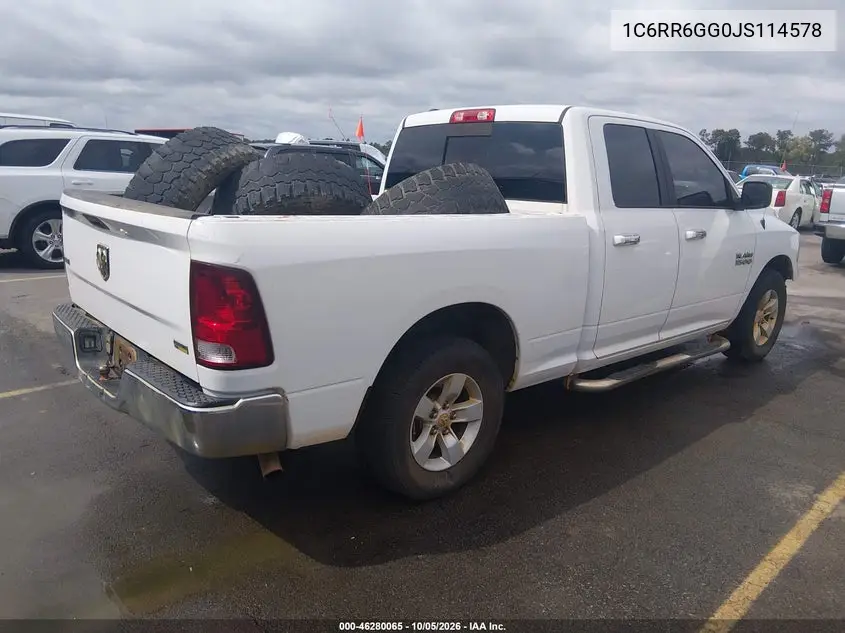 2018 RAM 1500 VIN 1C6RR6GG0JS114578 — фото 4