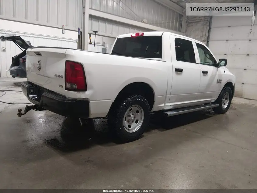 2018 RAM 1500 VIN 1C6RR7KG8JS293143 — фото 4