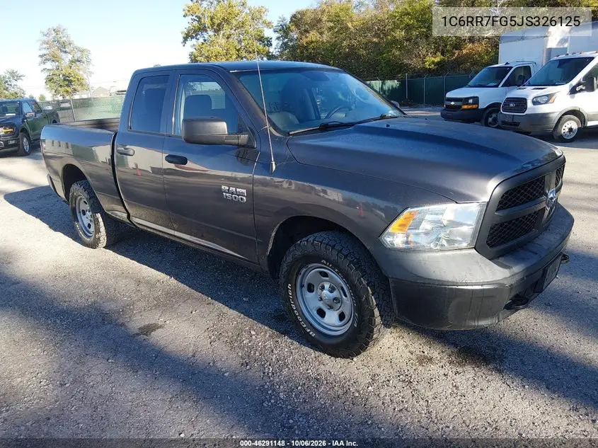 RAM 1500 2018, VIN 1C6RR7FG5JS326125