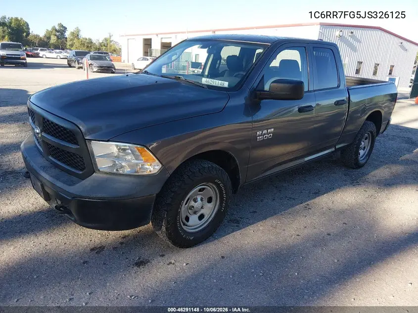 2018 RAM 1500 VIN 1C6RR7FG5JS326125 — фото 2