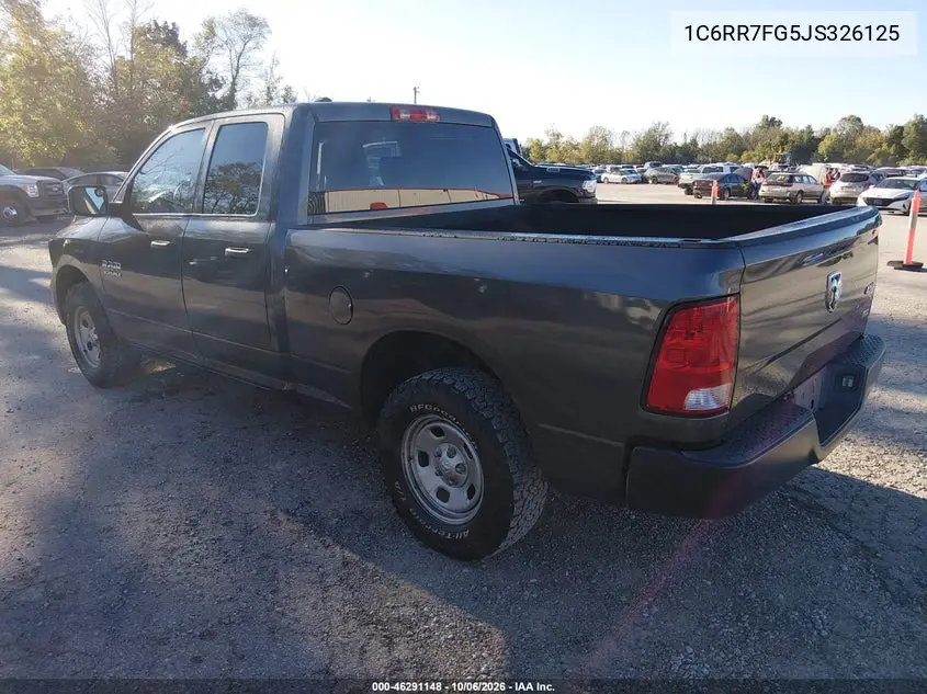 2018 RAM 1500 VIN 1C6RR7FG5JS326125 — фото 3