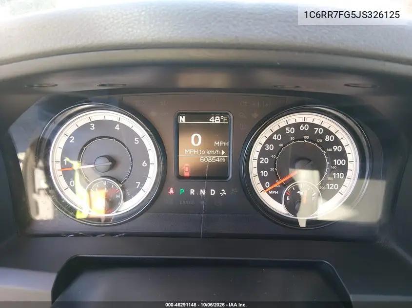 2018 RAM 1500 VIN 1C6RR7FG5JS326125 — фото 7
