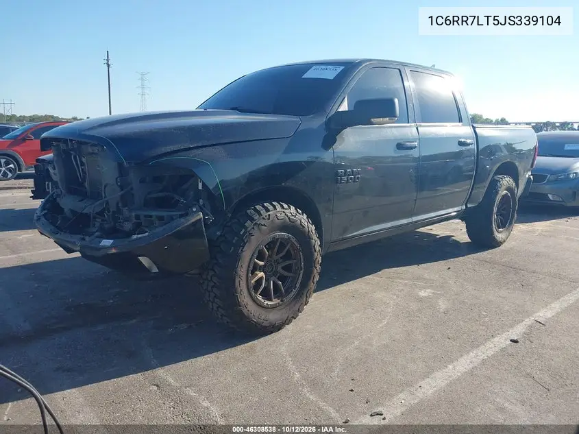 2018 RAM 1500 VIN 1C6RR7LT5JS339104 — фото 2