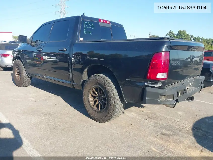 2018 RAM 1500 VIN 1C6RR7LT5JS339104 — фото 3