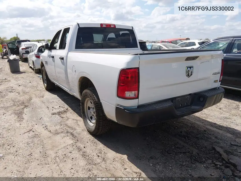 2018 RAM 1500 VIN 1C6RR7FG9JS330002 — фото 3