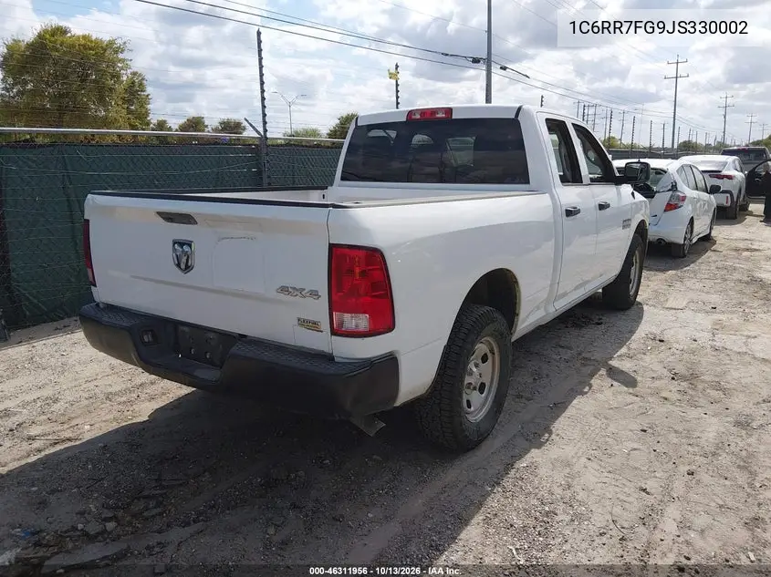 2018 RAM 1500 VIN 1C6RR7FG9JS330002 — фото 4