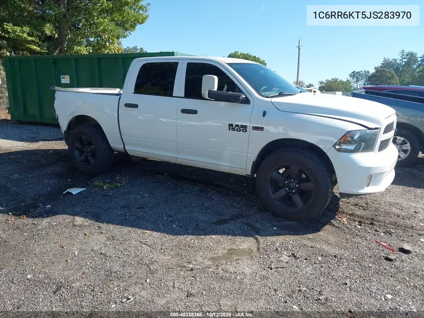 RAM 1500 2018, VIN 1C6RR6KT5JS283970