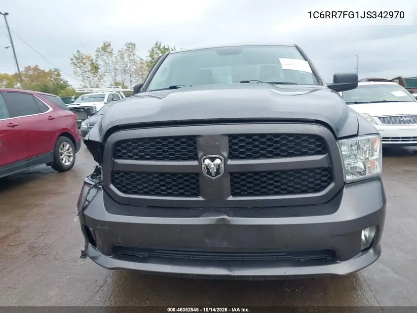 2018 RAM 1500 VIN 1C6RR7FG1JS342970 — фото 12
