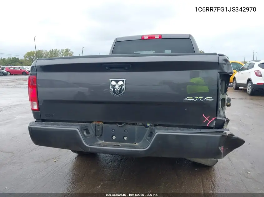 2018 RAM 1500 VIN 1C6RR7FG1JS342970 — фото 16