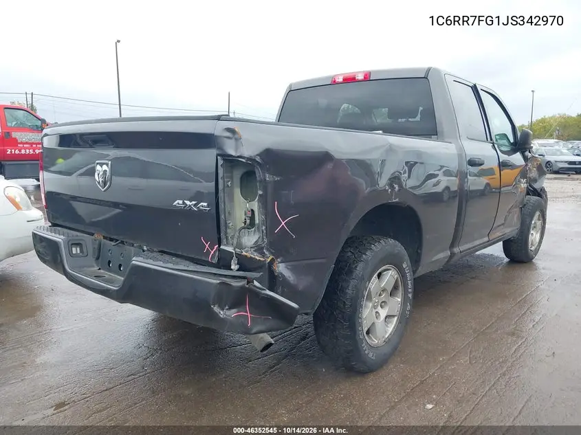 2018 RAM 1500 VIN 1C6RR7FG1JS342970 — фото 4