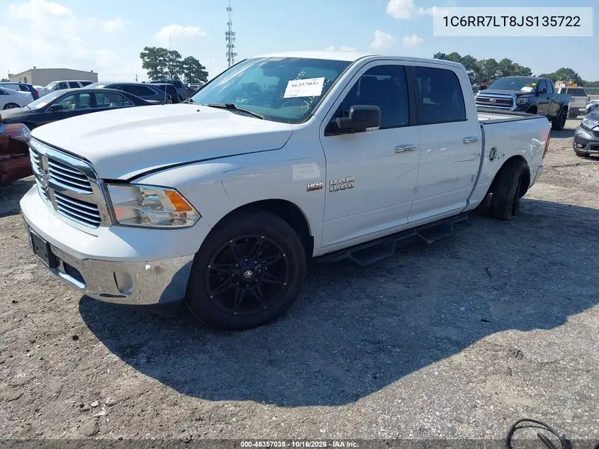 2018 RAM 1500 VIN 1C6RR7LT8JS135722 — фото 2