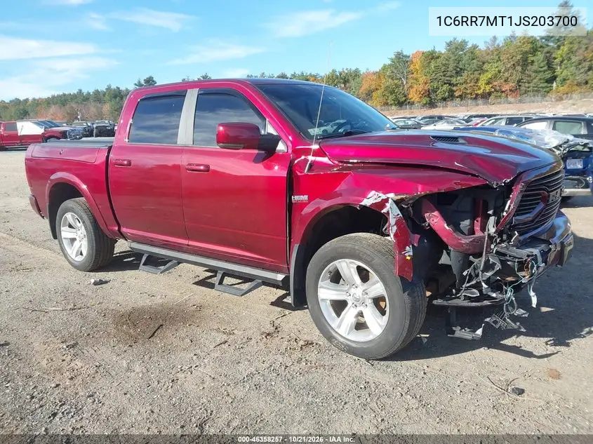 RAM 1500 2018, VIN 1C6RR7MT1JS203700