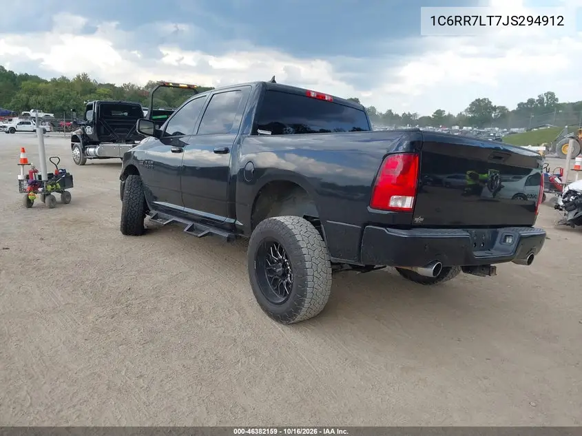 2018 RAM 1500 VIN 1C6RR7LT7JS294912 — фото 3