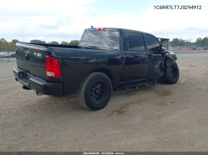 2018 RAM 1500 VIN 1C6RR7LT7JS294912 — фото 4
