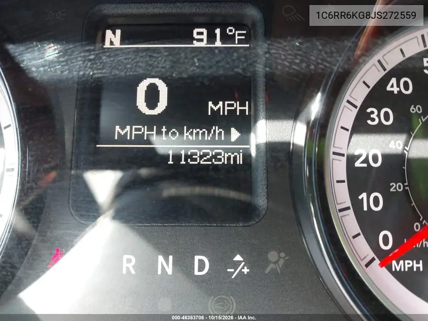 2018 RAM 1500 VIN 1C6RR6KG8JS272559 — фото 15