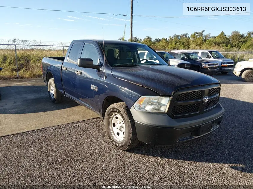 RAM 1500 2018, VIN 1C6RR6FGXJS303613
