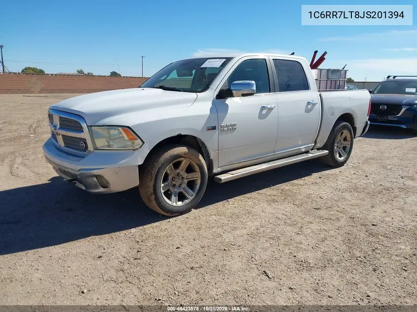 2018 RAM 1500 VIN 1C6RR7LT8JS201394 — фото 2