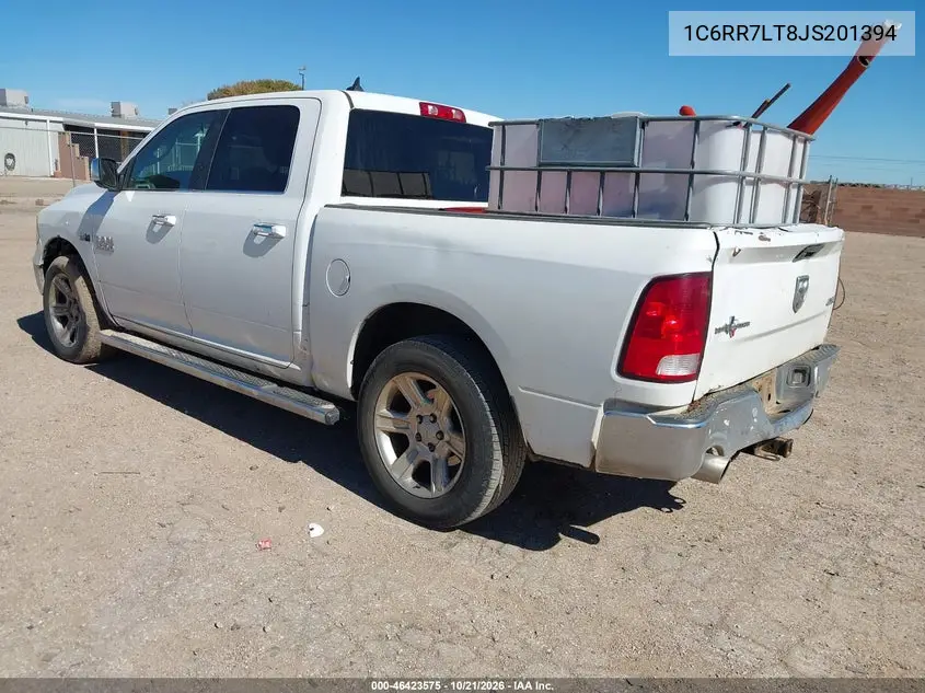 2018 RAM 1500 VIN 1C6RR7LT8JS201394 — фото 3