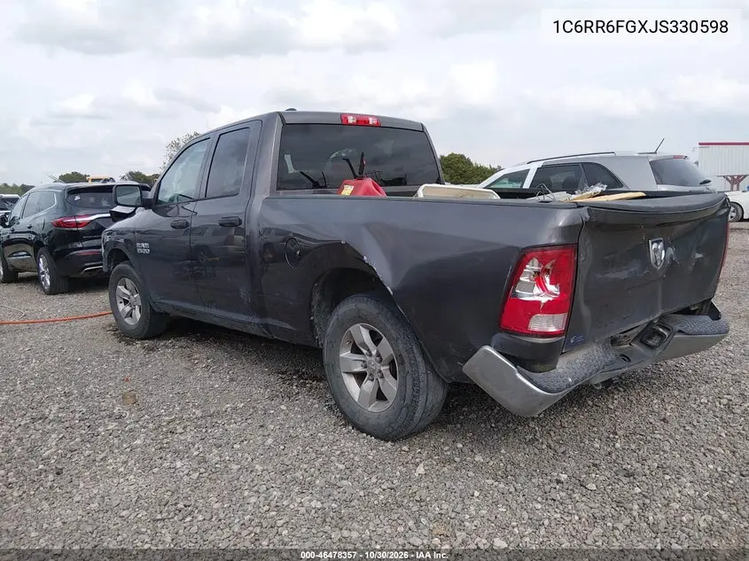 2018 RAM 1500 VIN 1C6RR6FGXJS330598 — фото 3