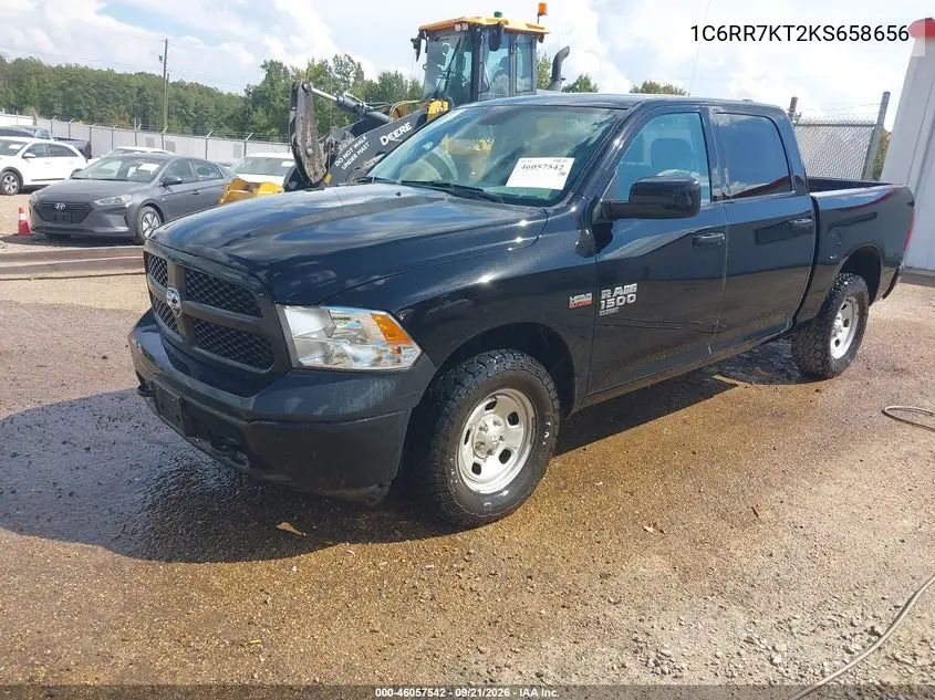2019 RAM 1500 VIN 1C6RR7KT2KS658656 — фото 2