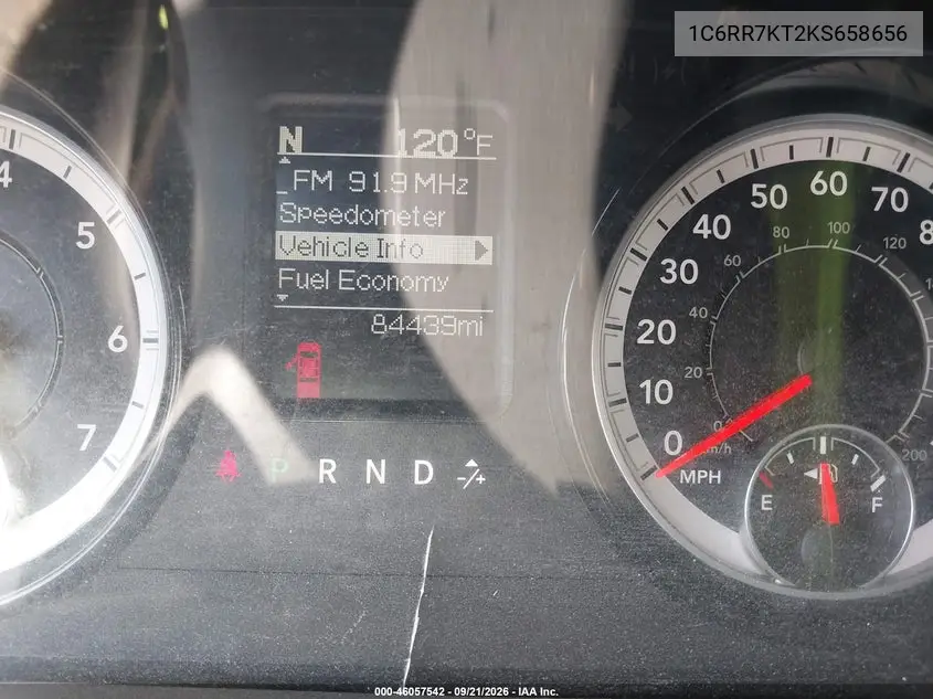 2019 RAM 1500 VIN 1C6RR7KT2KS658656 — фото 7