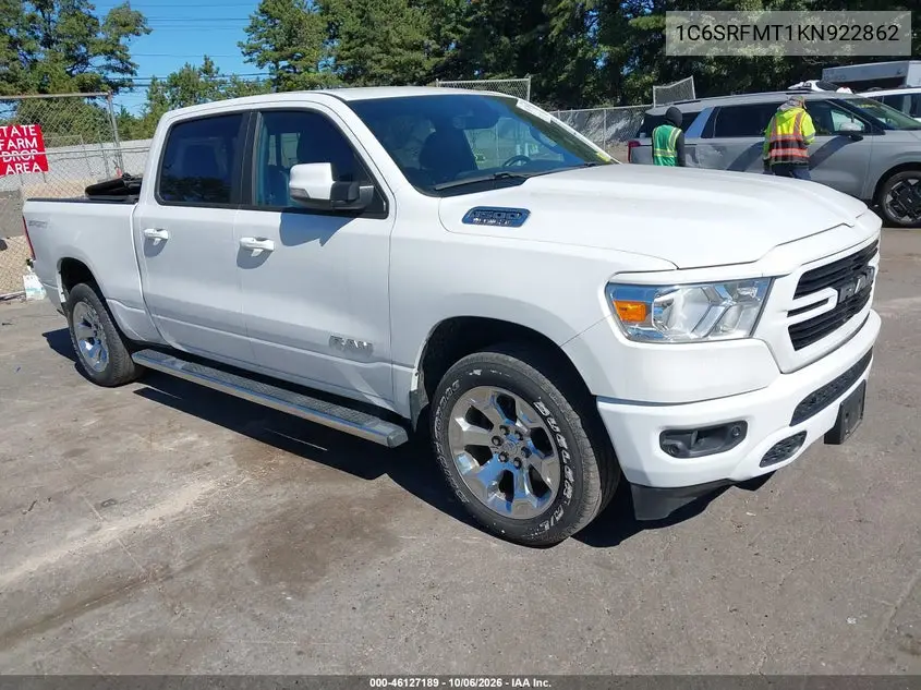 RAM 1500 2019, VIN 1C6SRFMT1KN922862