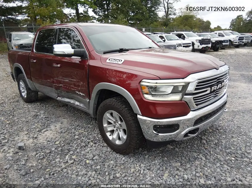 RAM 1500 2019, VIN 1C6SRFJT2KN600302