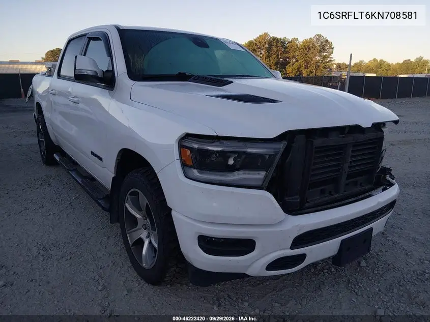 RAM 1500 2019, VIN 1C6SRFLT6KN708581