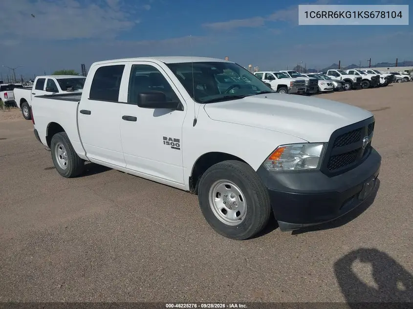 RAM 1500 2019, VIN 1C6RR6KG1KS678104