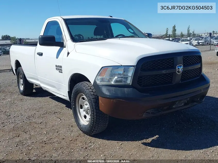 RAM 1500 2019, VIN 3C6JR7DG2KG504503
