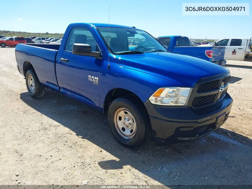 RAM 1500 2019, VIN 3C6JR6DGXKG504971