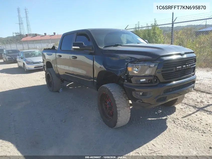 RAM 1500 2019, VIN 1C6SRFFT7KN695870