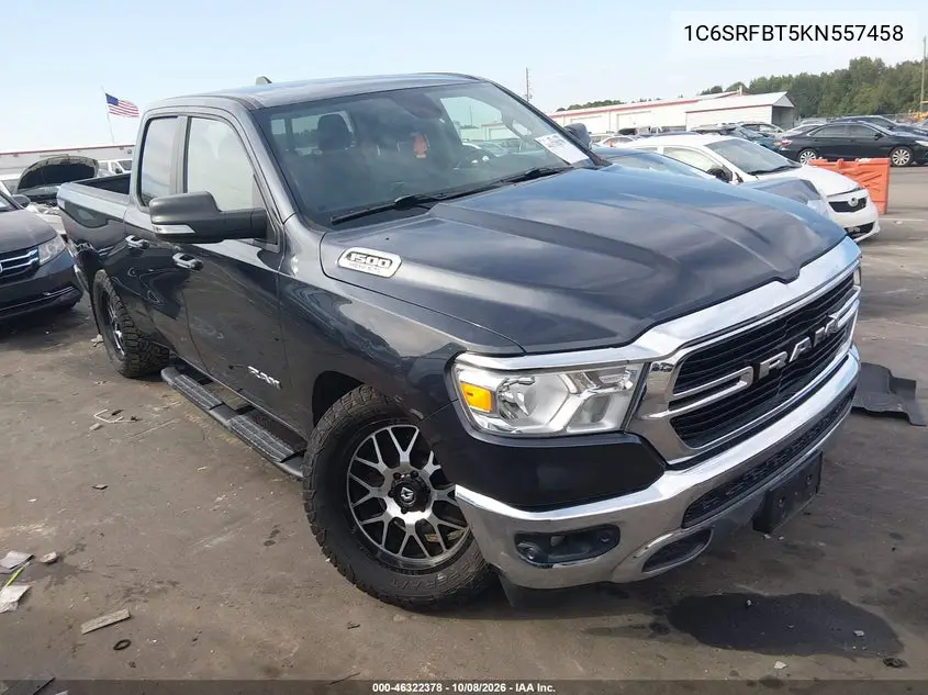 RAM 1500 2019, VIN 1C6SRFBT5KN557458