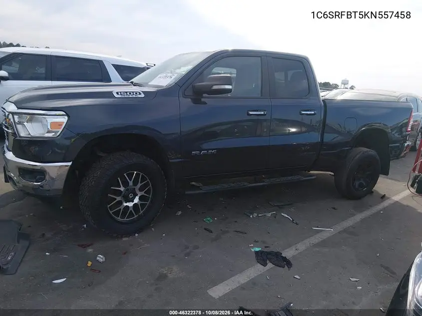 2019 RAM 1500 VIN 1C6SRFBT5KN557458 — фото 2