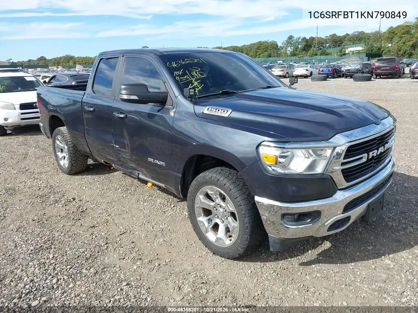 RAM 1500 2019, VIN 1C6SRFBT1KN790849