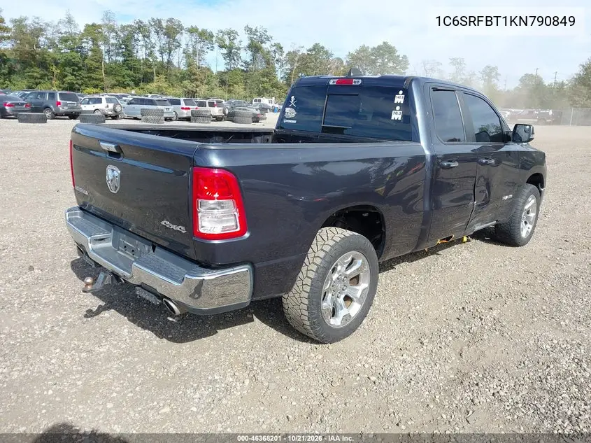 2019 RAM 1500 VIN 1C6SRFBT1KN790849 — фото 4