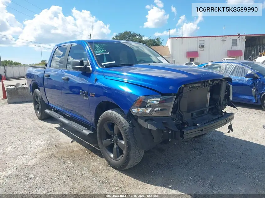 RAM 1500 2019, VIN 1C6RR6KT5KS589990