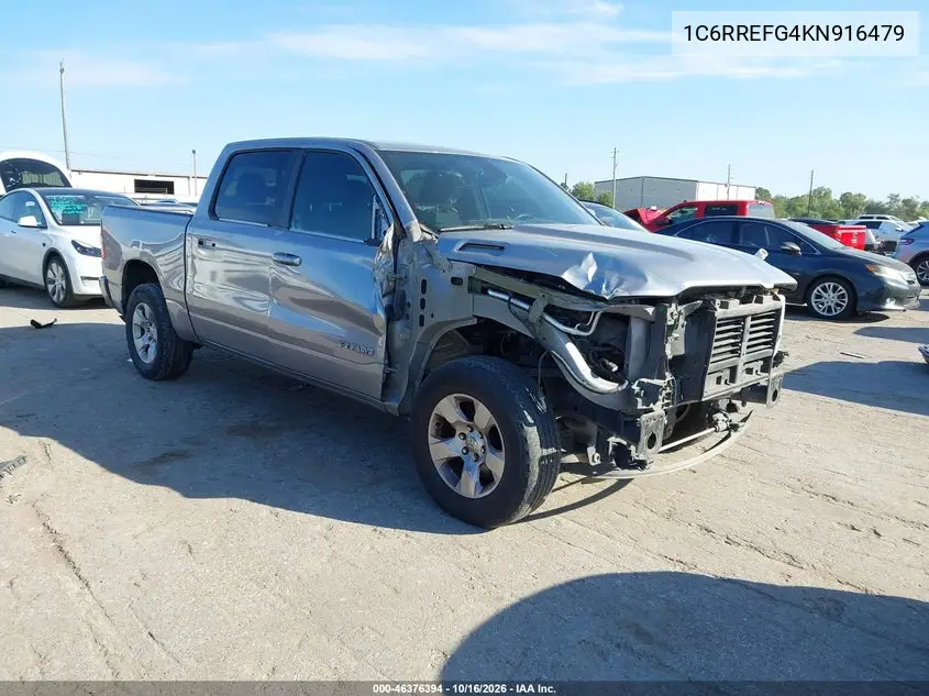 RAM 1500 2019, VIN 1C6RREFG4KN916479