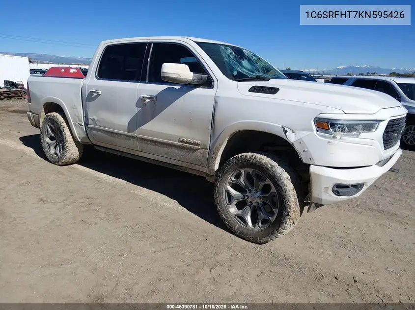 RAM 1500 2019, VIN 1C6SRFHT7KN595426