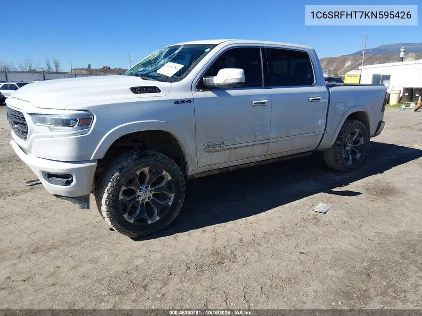 2019 RAM 1500 VIN 1C6SRFHT7KN595426 — фото 2
