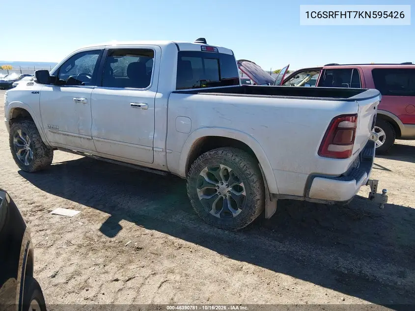 2019 RAM 1500 VIN 1C6SRFHT7KN595426 — фото 3