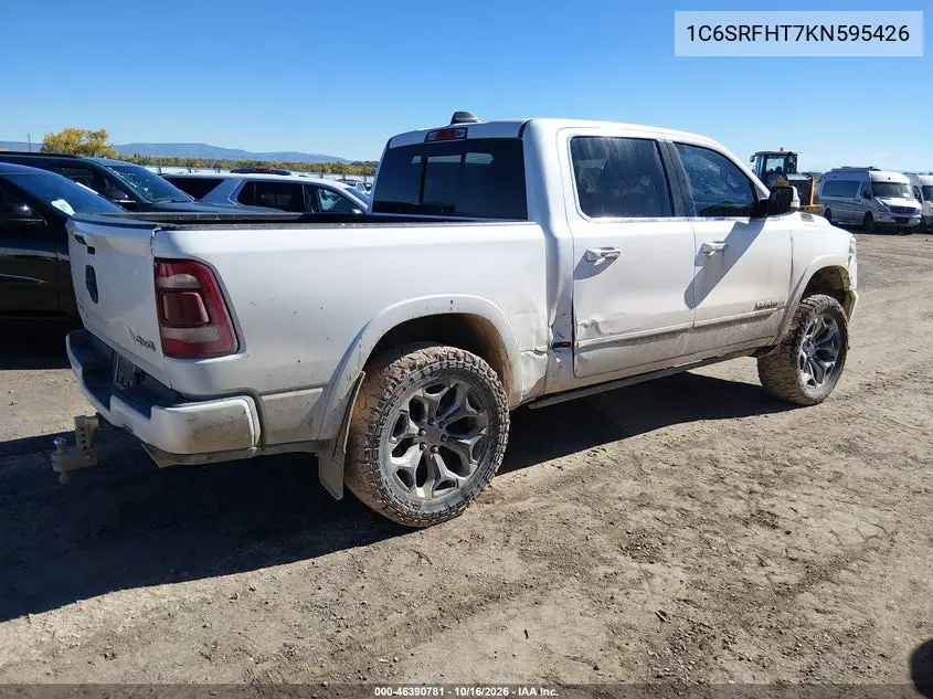 2019 RAM 1500 VIN 1C6SRFHT7KN595426 — фото 4