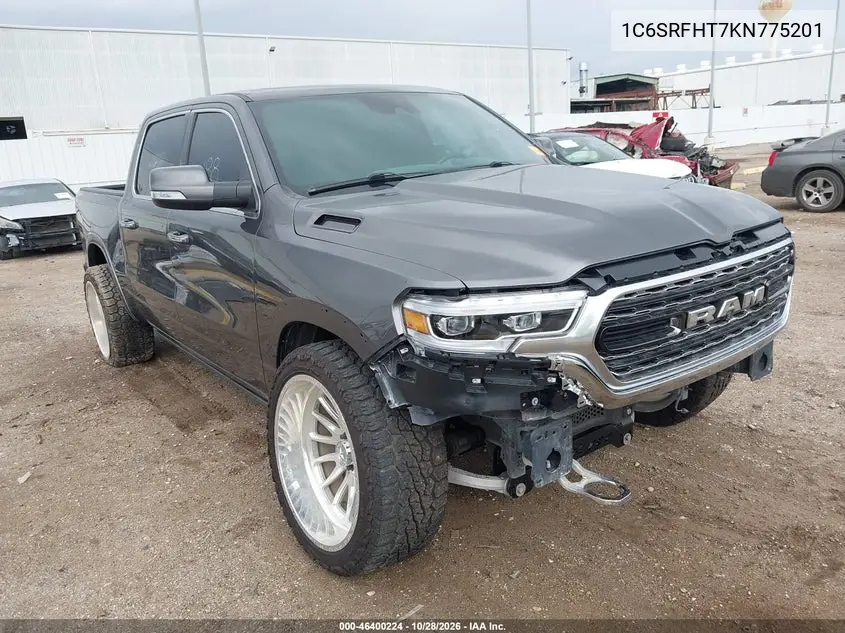 RAM 1500 2019, VIN 1C6SRFHT7KN775201
