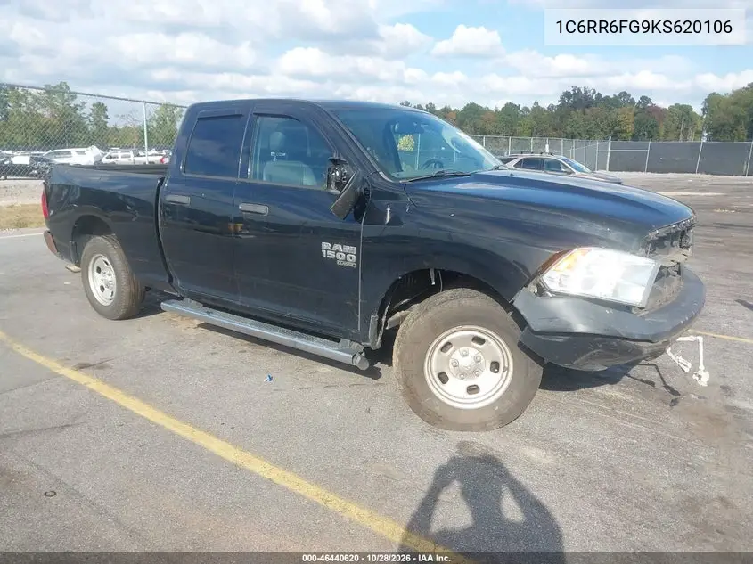 RAM 1500 2019, VIN 1C6RR6FG9KS620106