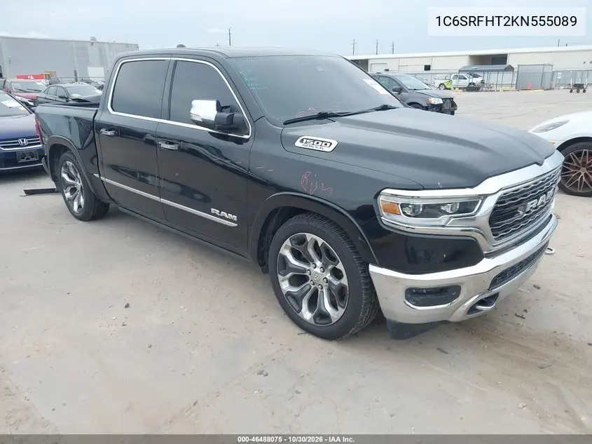 RAM 1500 2019, VIN 1C6SRFHT2KN555089